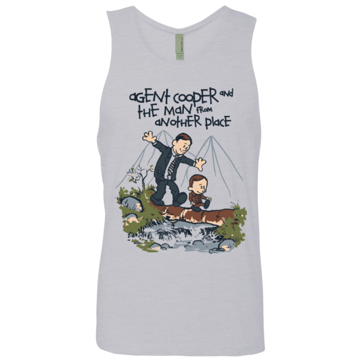 T-Shirts Heather Grey / Small Agent Cooper and Men's Premium Tank Top