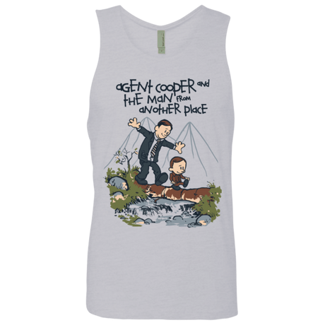 T-Shirts Heather Grey / Small Agent Cooper and Men's Premium Tank Top