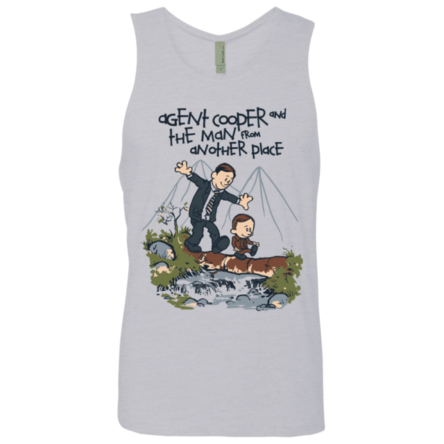 T-Shirts Heather Grey / Small Agent Cooper and Men's Premium Tank Top