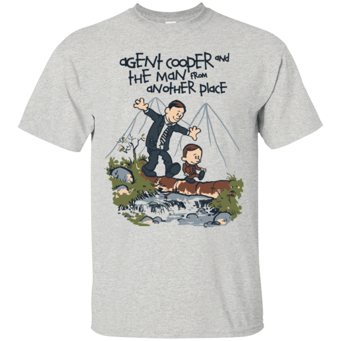 T-Shirts Ash / Small Agent Cooper and T-Shirt