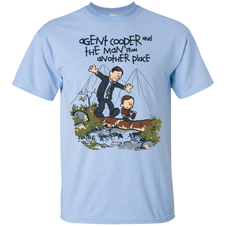 T-Shirts Light Blue / Small Agent Cooper and T-Shirt
