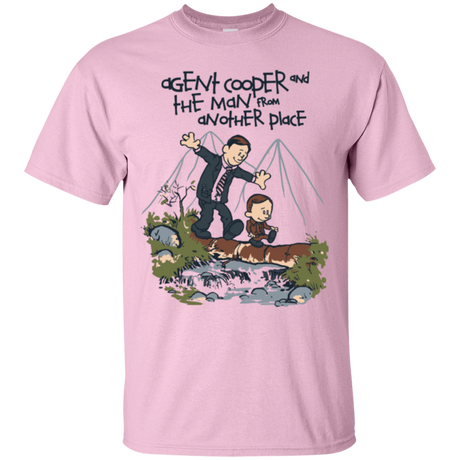 T-Shirts Light Pink / Small Agent Cooper and T-Shirt