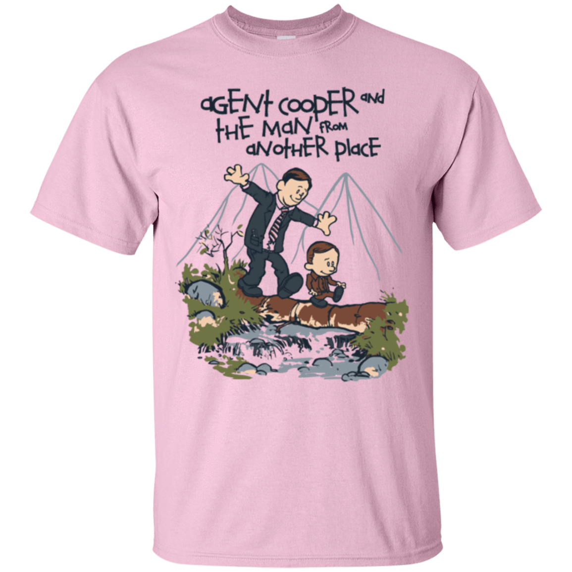 T-Shirts Light Pink / Small Agent Cooper and T-Shirt