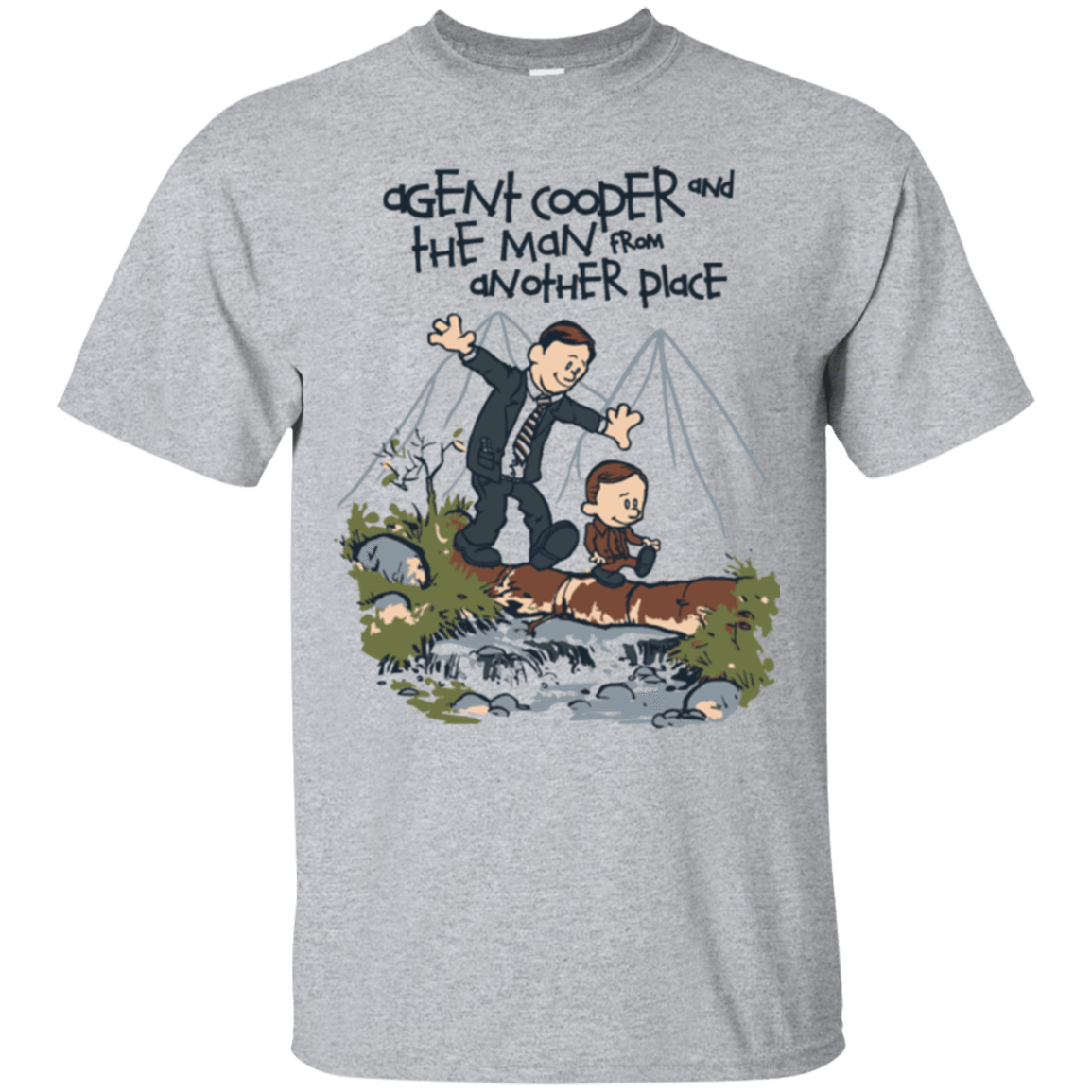 T-Shirts Sport Grey / Small Agent Cooper and T-Shirt