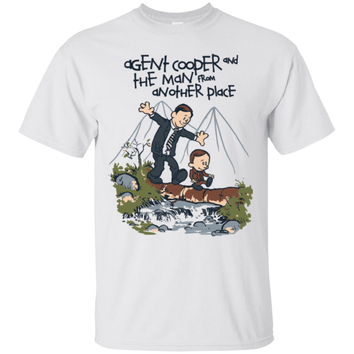 T-Shirts White / Small Agent Cooper and T-Shirt