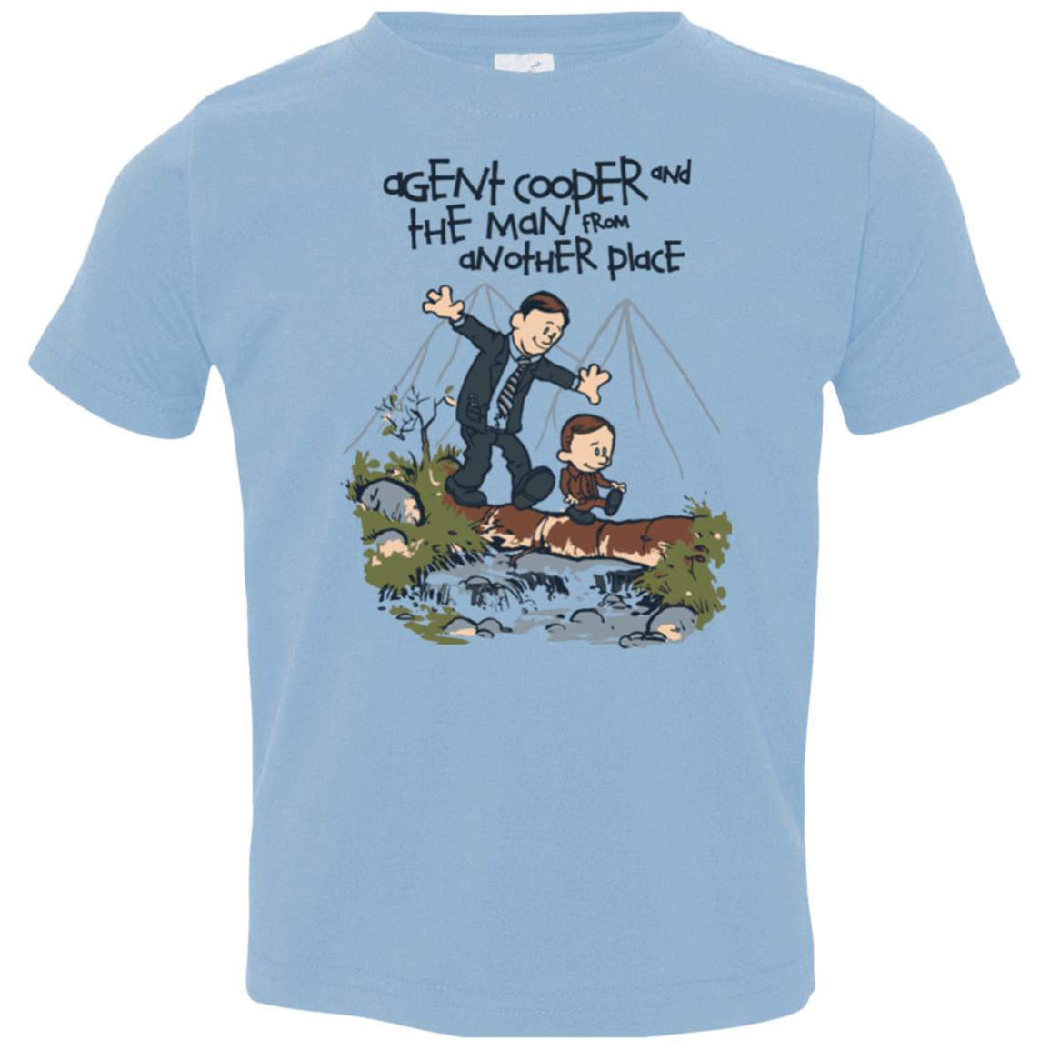 T-Shirts Light Blue / 2T Agent Cooper and Toddler Premium T-Shirt