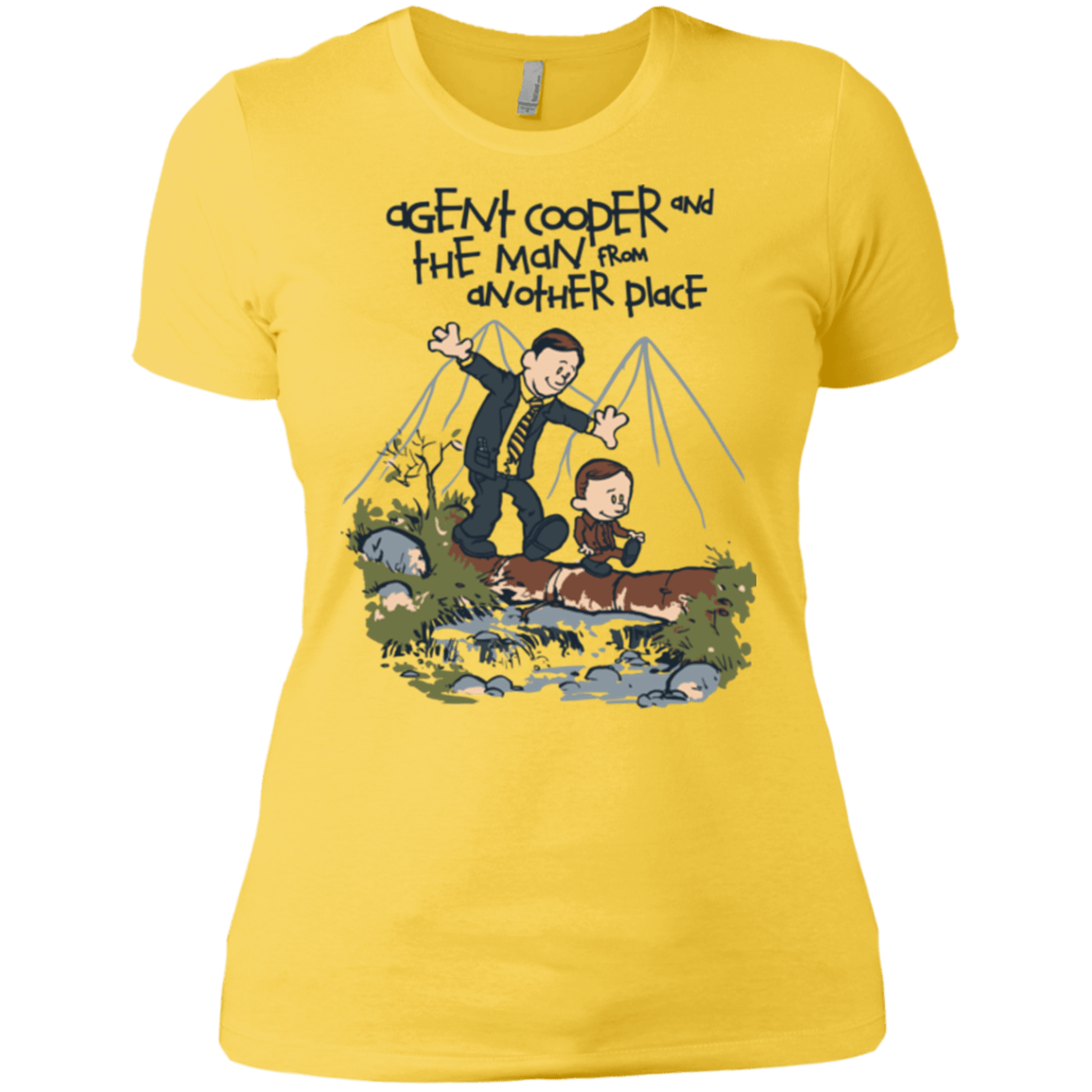 T-Shirts Vibrant Yellow / X-Small Agent Cooper and Women's Premium T-Shirt