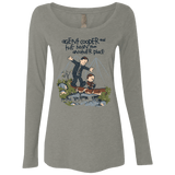 T-Shirts Venetian Grey / Small Agent Cooper and Women's Triblend Long Sleeve Shirt