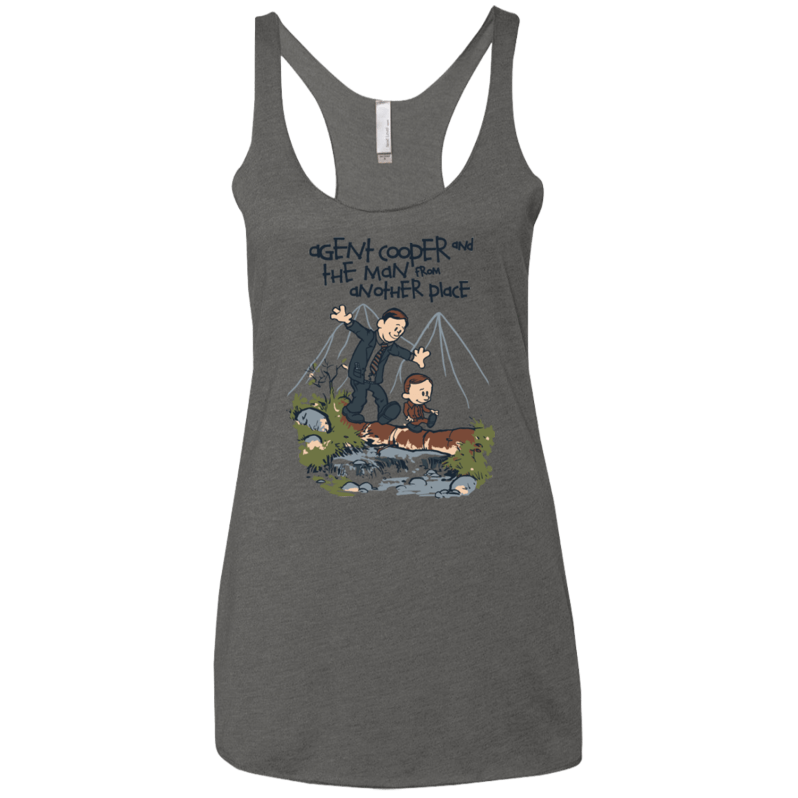 T-Shirts Premium Heather / X-Small Agent Cooper and Women's Triblend Racerback Tank