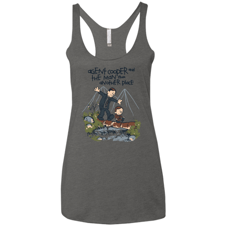 T-Shirts Premium Heather / X-Small Agent Cooper and Women's Triblend Racerback Tank