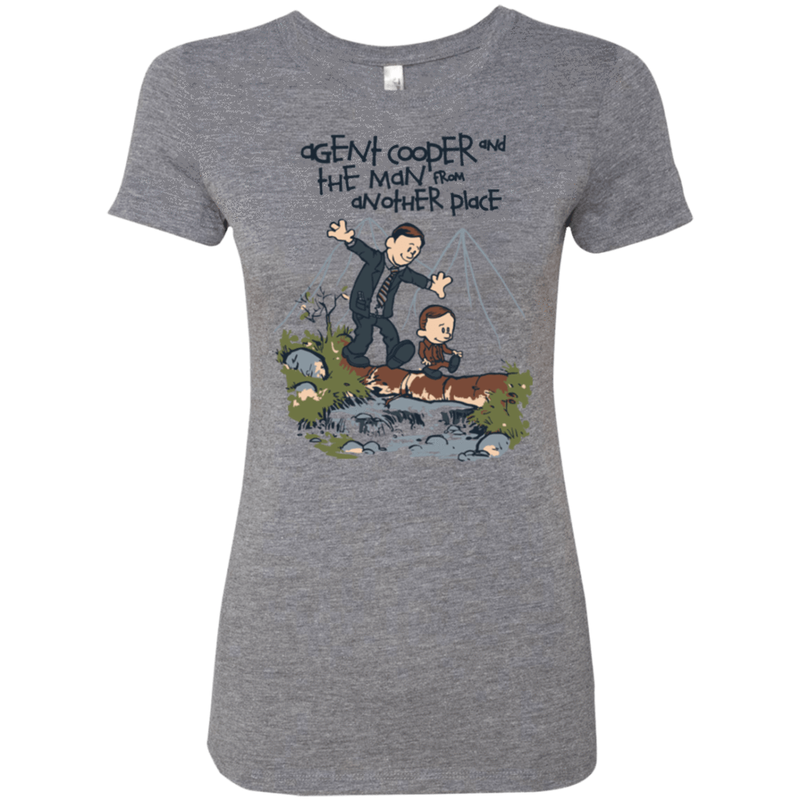 T-Shirts Premium Heather / Small Agent Cooper and Women's Triblend T-Shirt