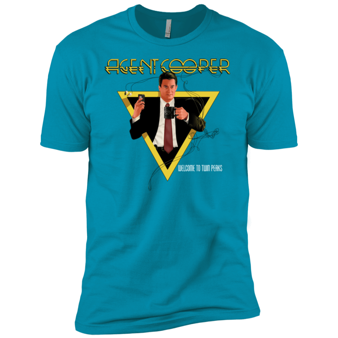 T-Shirts Turquoise / YXS Agent Cooper Boys Premium T-Shirt