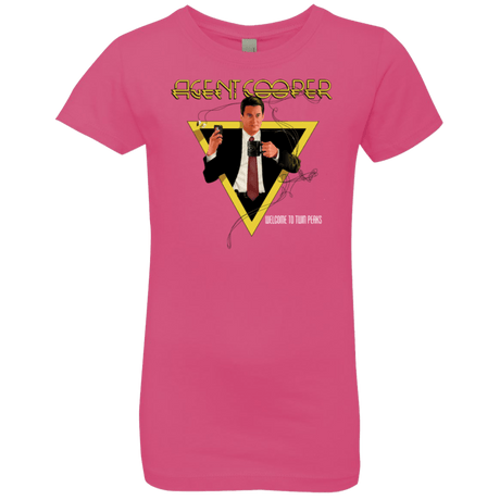 T-Shirts Hot Pink / YXS Agent Cooper Girls Premium T-Shirt