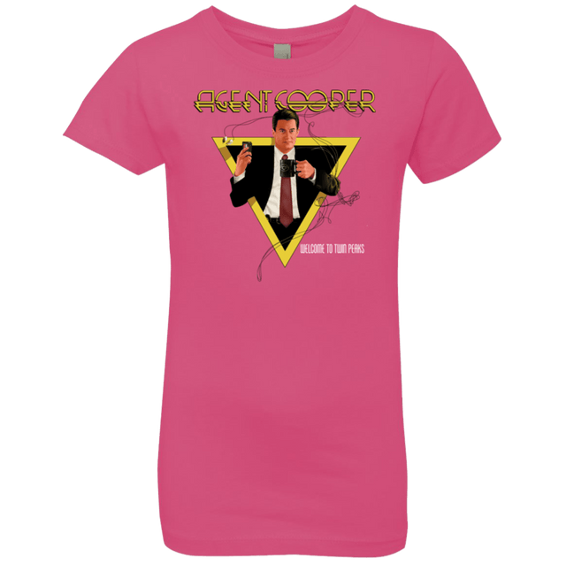 T-Shirts Hot Pink / YXS Agent Cooper Girls Premium T-Shirt