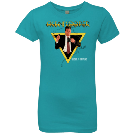 T-Shirts Tahiti Blue / YXS Agent Cooper Girls Premium T-Shirt