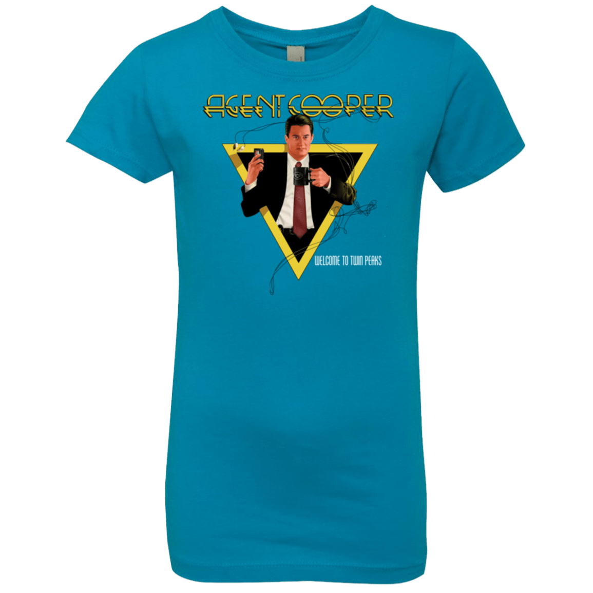 T-Shirts Turquoise / YXS Agent Cooper Girls Premium T-Shirt