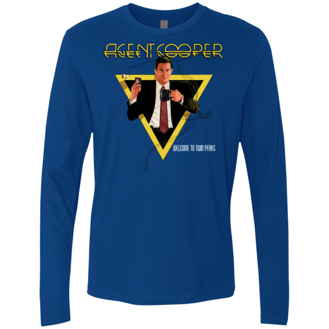 T-Shirts Royal / Small Agent Cooper Men's Premium Long Sleeve