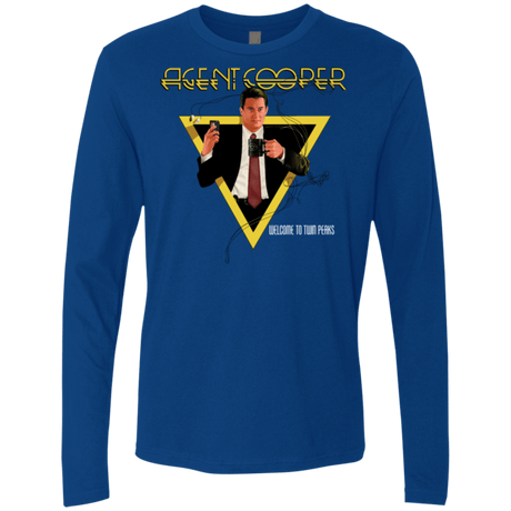 T-Shirts Royal / Small Agent Cooper Men's Premium Long Sleeve