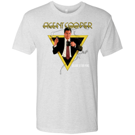 T-Shirts Heather White / Small Agent Cooper Men's Triblend T-Shirt