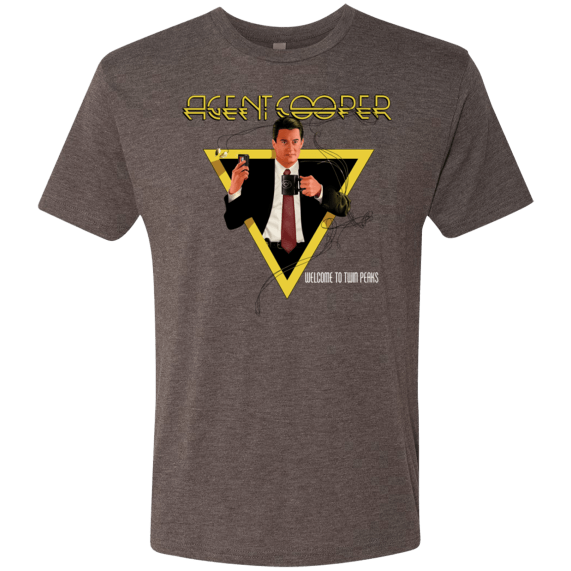 T-Shirts Macchiato / Small Agent Cooper Men's Triblend T-Shirt