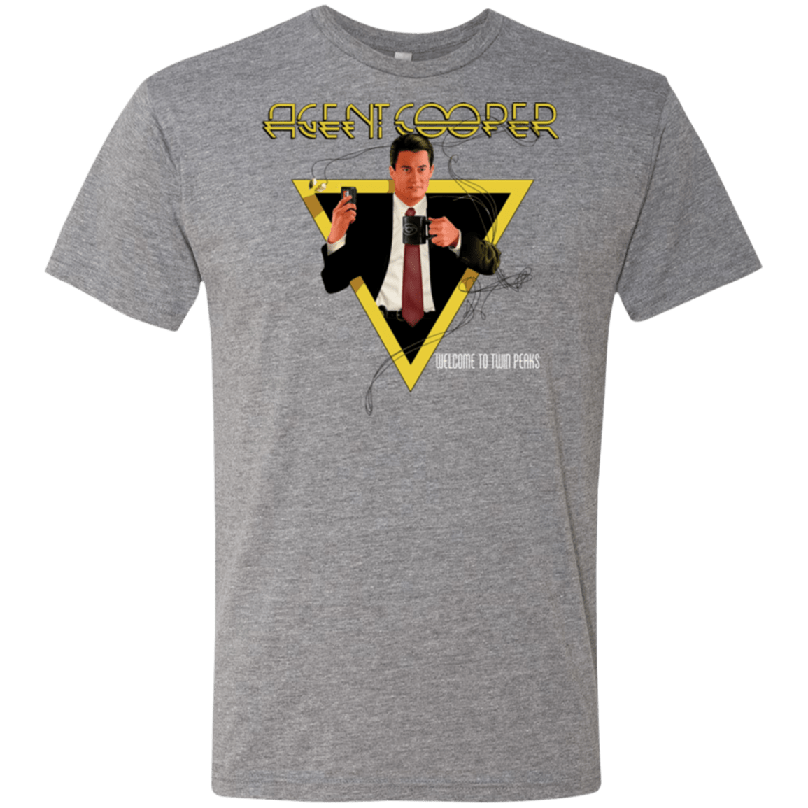 T-Shirts Premium Heather / Small Agent Cooper Men's Triblend T-Shirt