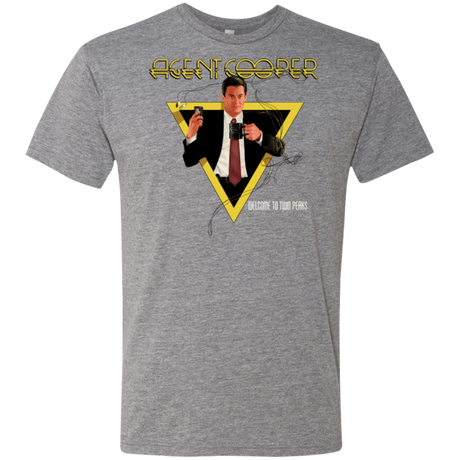 T-Shirts Premium Heather / Small Agent Cooper Men's Triblend T-Shirt