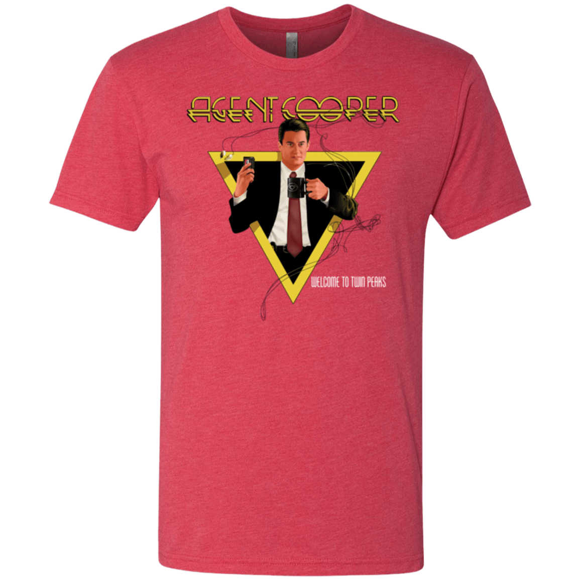 T-Shirts Vintage Red / Small Agent Cooper Men's Triblend T-Shirt