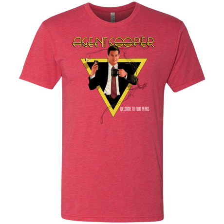 T-Shirts Vintage Red / Small Agent Cooper Men's Triblend T-Shirt