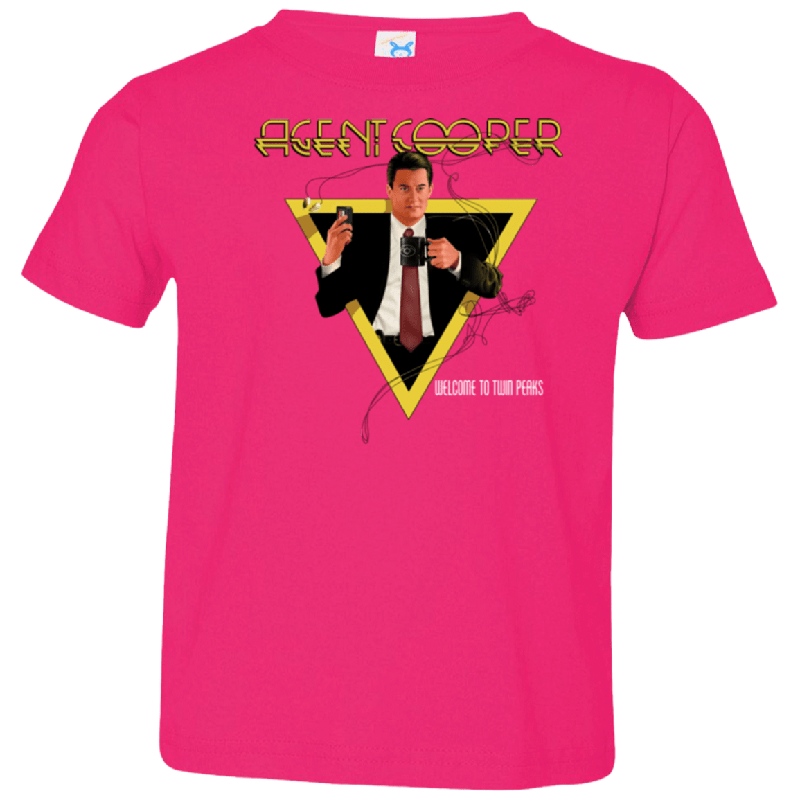 T-Shirts Hot Pink / 2T Agent Cooper Toddler Premium T-Shirt