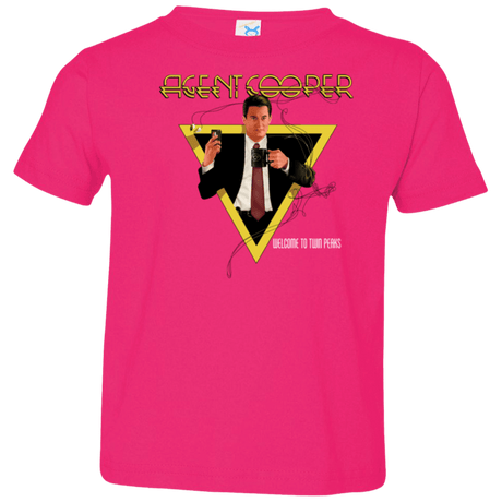 T-Shirts Hot Pink / 2T Agent Cooper Toddler Premium T-Shirt