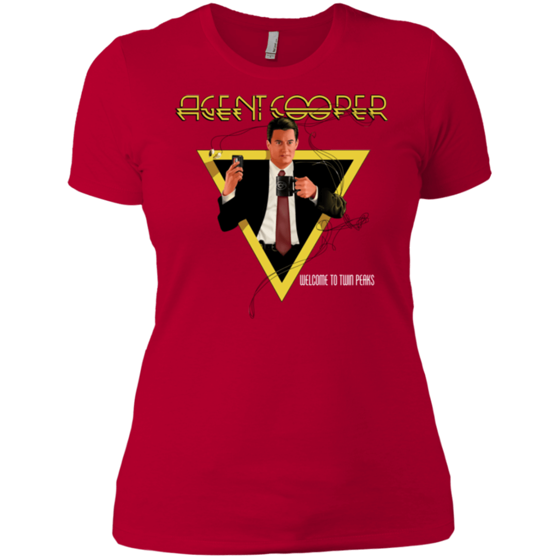 T-Shirts Red / X-Small Agent Cooper Women's Premium T-Shirt