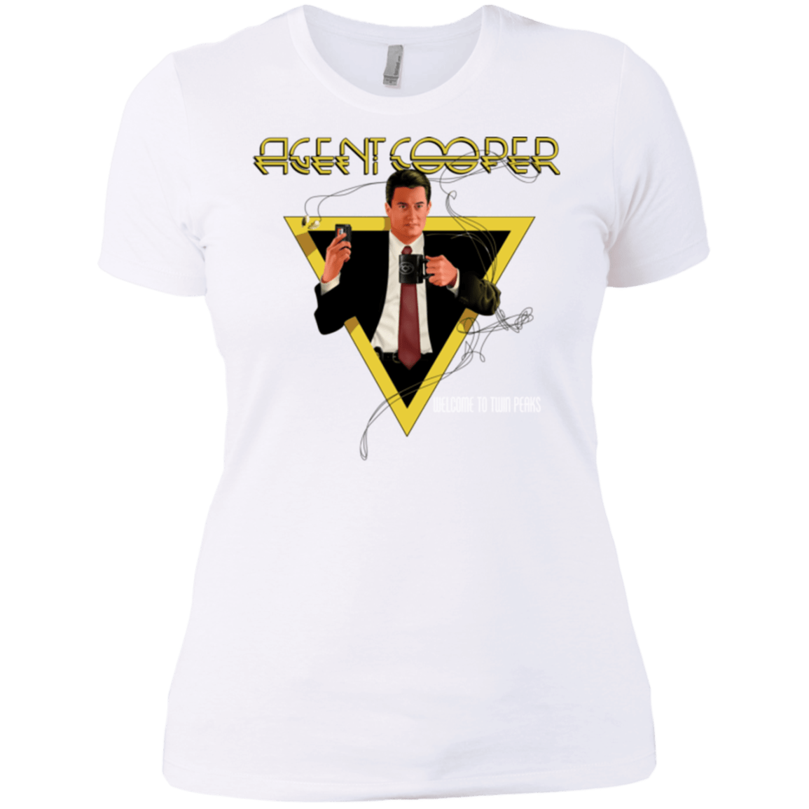 T-Shirts White / X-Small Agent Cooper Women's Premium T-Shirt