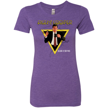 T-Shirts Purple Rush / Small Agent Cooper Women's Triblend T-Shirt