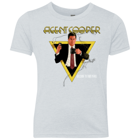 T-Shirts Heather White / YXS Agent Cooper Youth Triblend T-Shirt