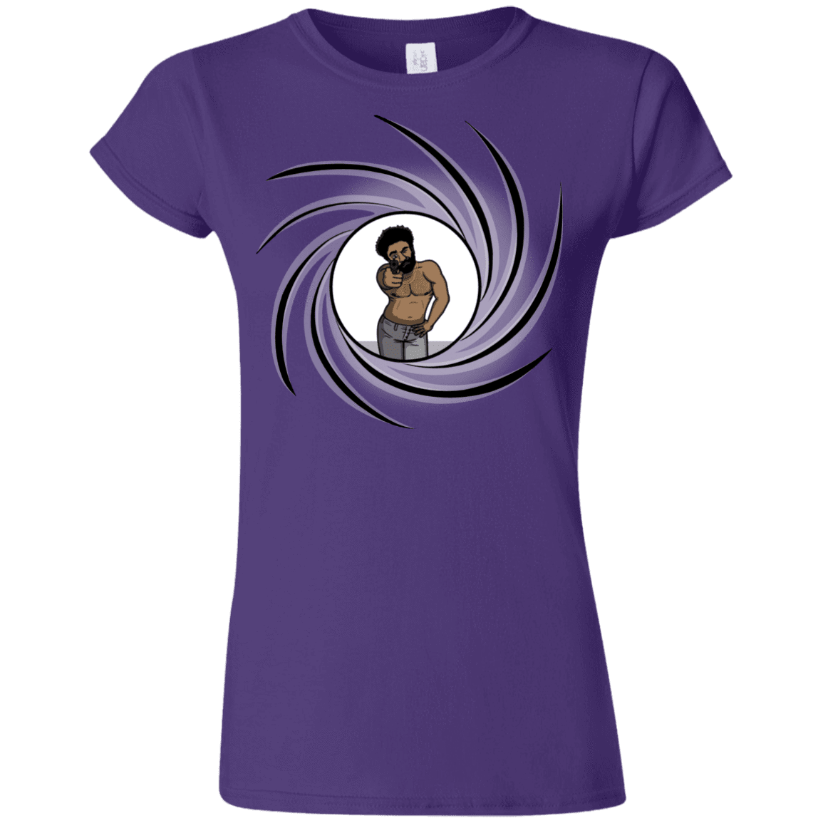 T-Shirts Purple / S Agent Gambino Junior Slimmer-Fit T-Shirt