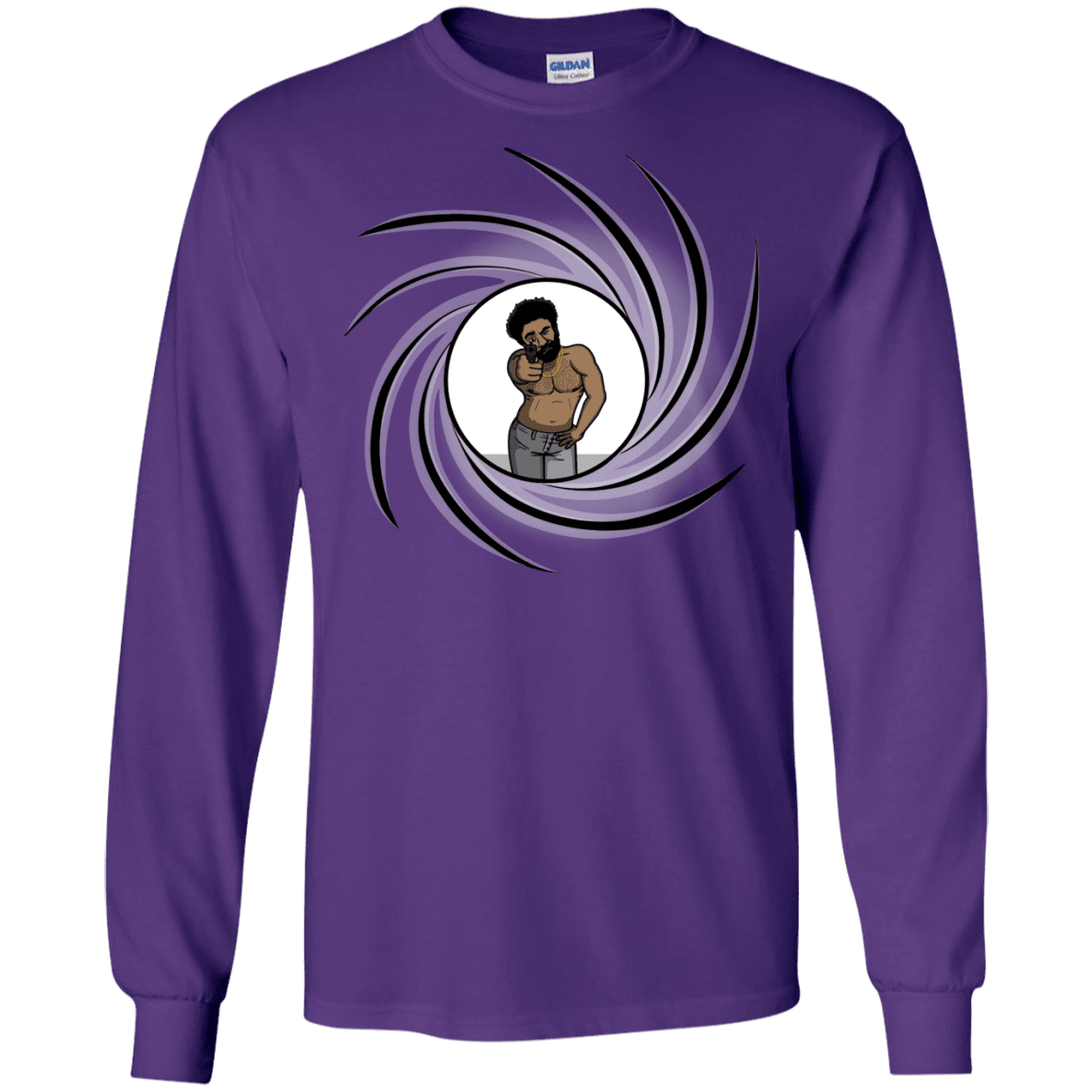 T-Shirts Purple / S Agent Gambino Men's Long Sleeve T-Shirt