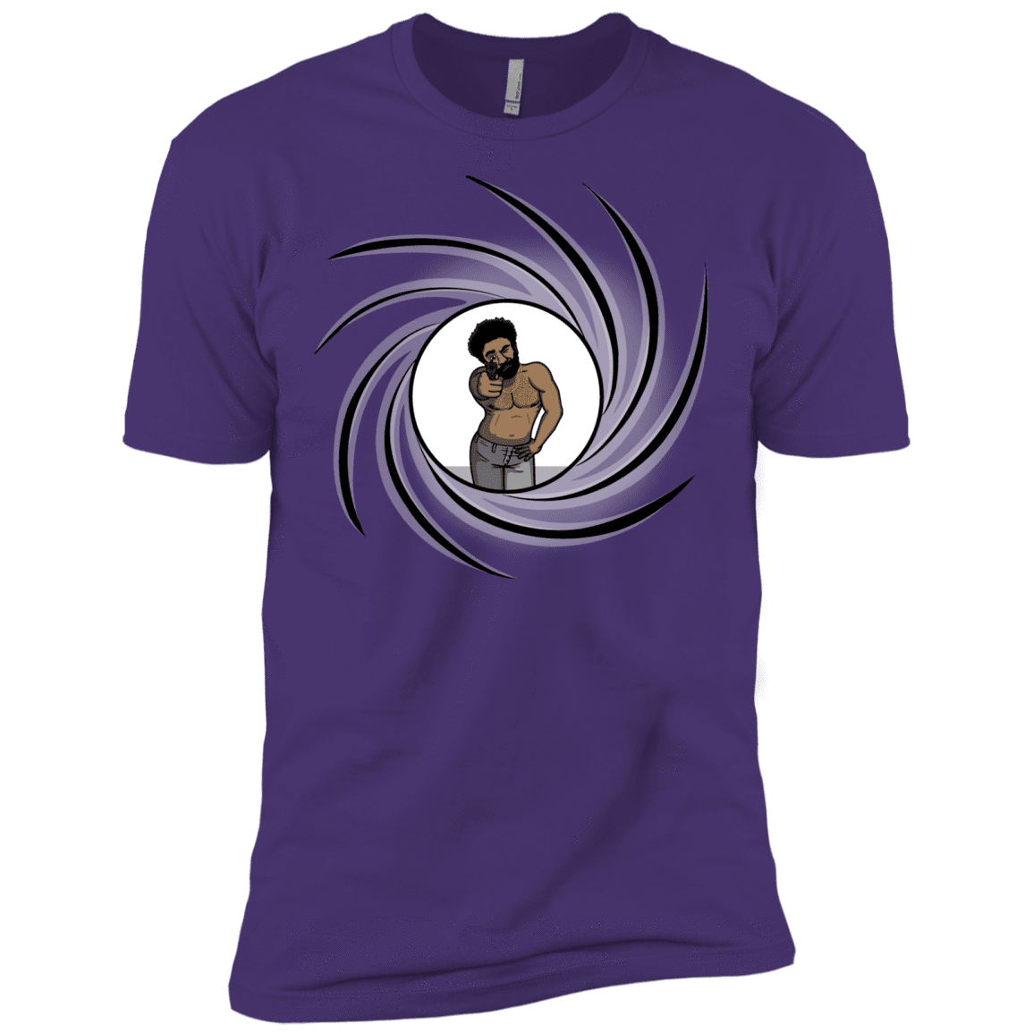 T-Shirts Purple Rush/ / X-Small Agent Gambino Men's Premium T-Shirt