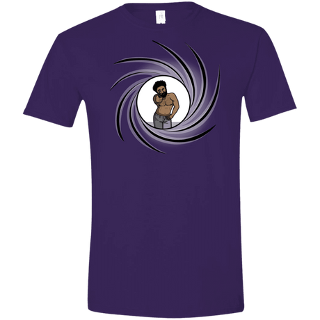 T-Shirts Purple / S Agent Gambino Men's Semi-Fitted Softstyle