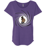 T-Shirts Purple Rush / X-Small Agent Gambino Triblend Dolman Sleeve
