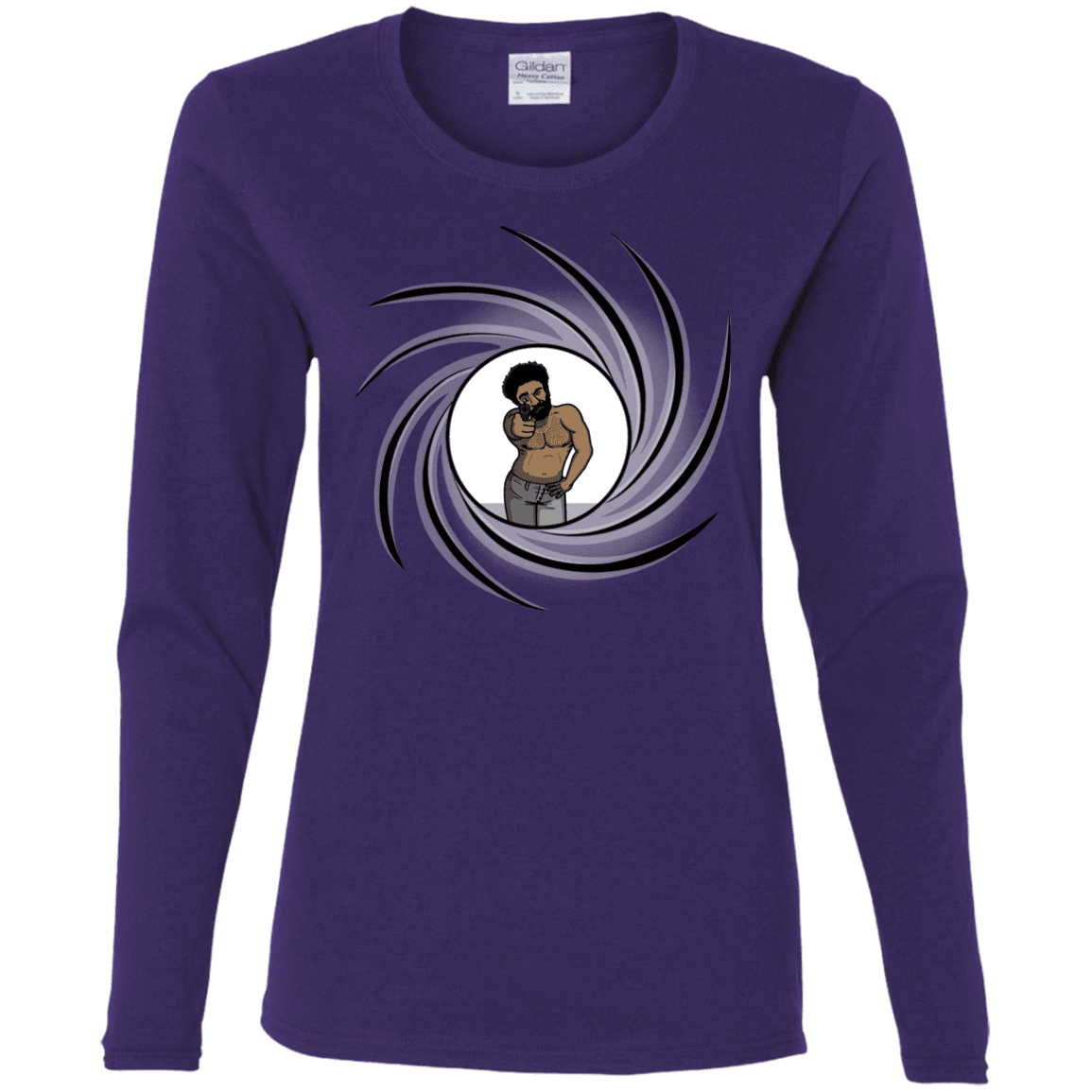 T-Shirts Purple / S Agent Gambino Women's Long Sleeve T-Shirt