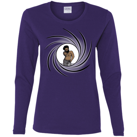 T-Shirts Purple / S Agent Gambino Women's Long Sleeve T-Shirt