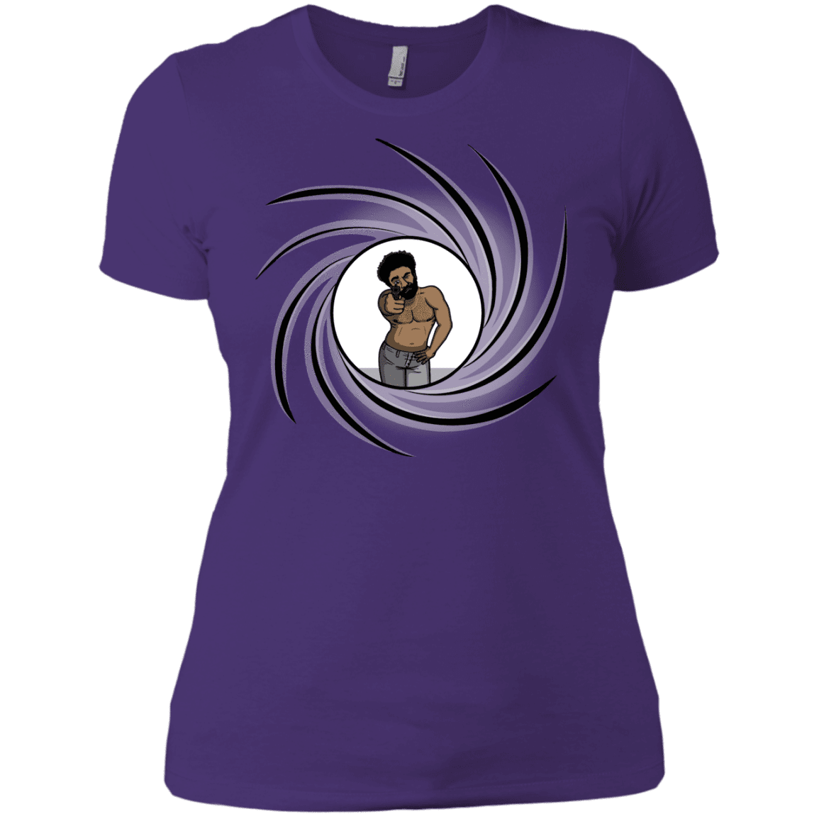T-Shirts Purple Rush/ / X-Small Agent Gambino Women's Premium T-Shirt