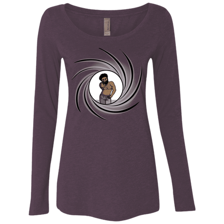T-Shirts Vintage Purple / S Agent Gambino Women's Triblend Long Sleeve Shirt