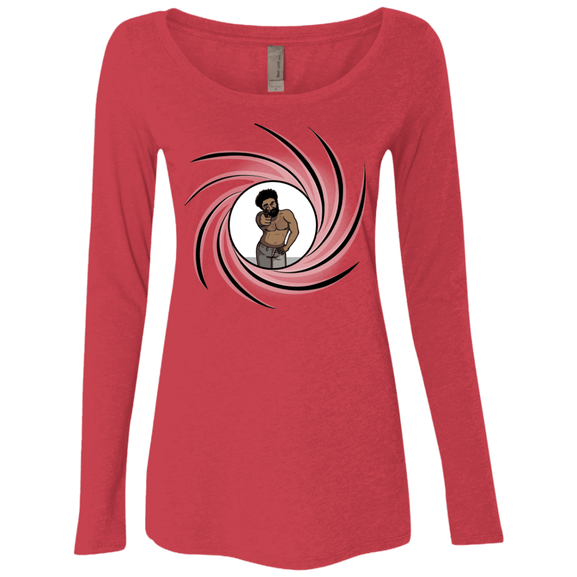 T-Shirts Vintage Red / S Agent Gambino Women's Triblend Long Sleeve Shirt