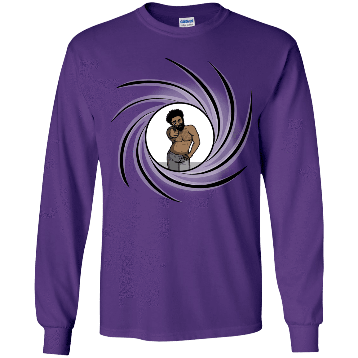T-Shirts Purple / YS Agent Gambino Youth Long Sleeve T-Shirt