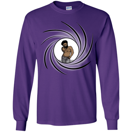 T-Shirts Purple / YS Agent Gambino Youth Long Sleeve T-Shirt