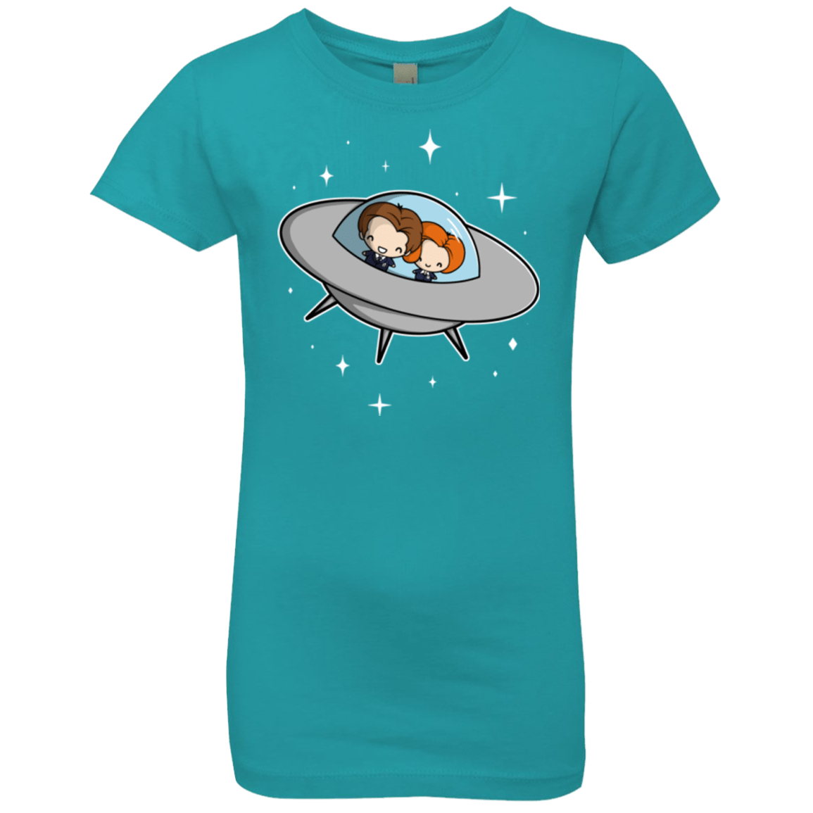 T-Shirts Tahiti Blue / YXS Agents in Space Girls Premium T-Shirt