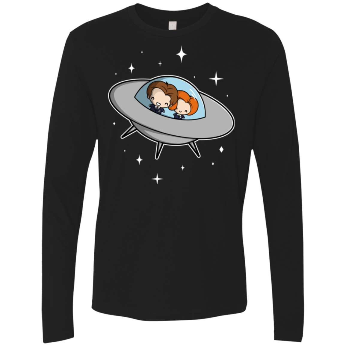 T-Shirts Black / Small Agents in Space Men's Premium Long Sleeve