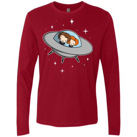 T-Shirts Cardinal / Small Agents in Space Men's Premium Long Sleeve