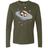 T-Shirts Military Green / Small Agents in Space Men's Premium Long Sleeve